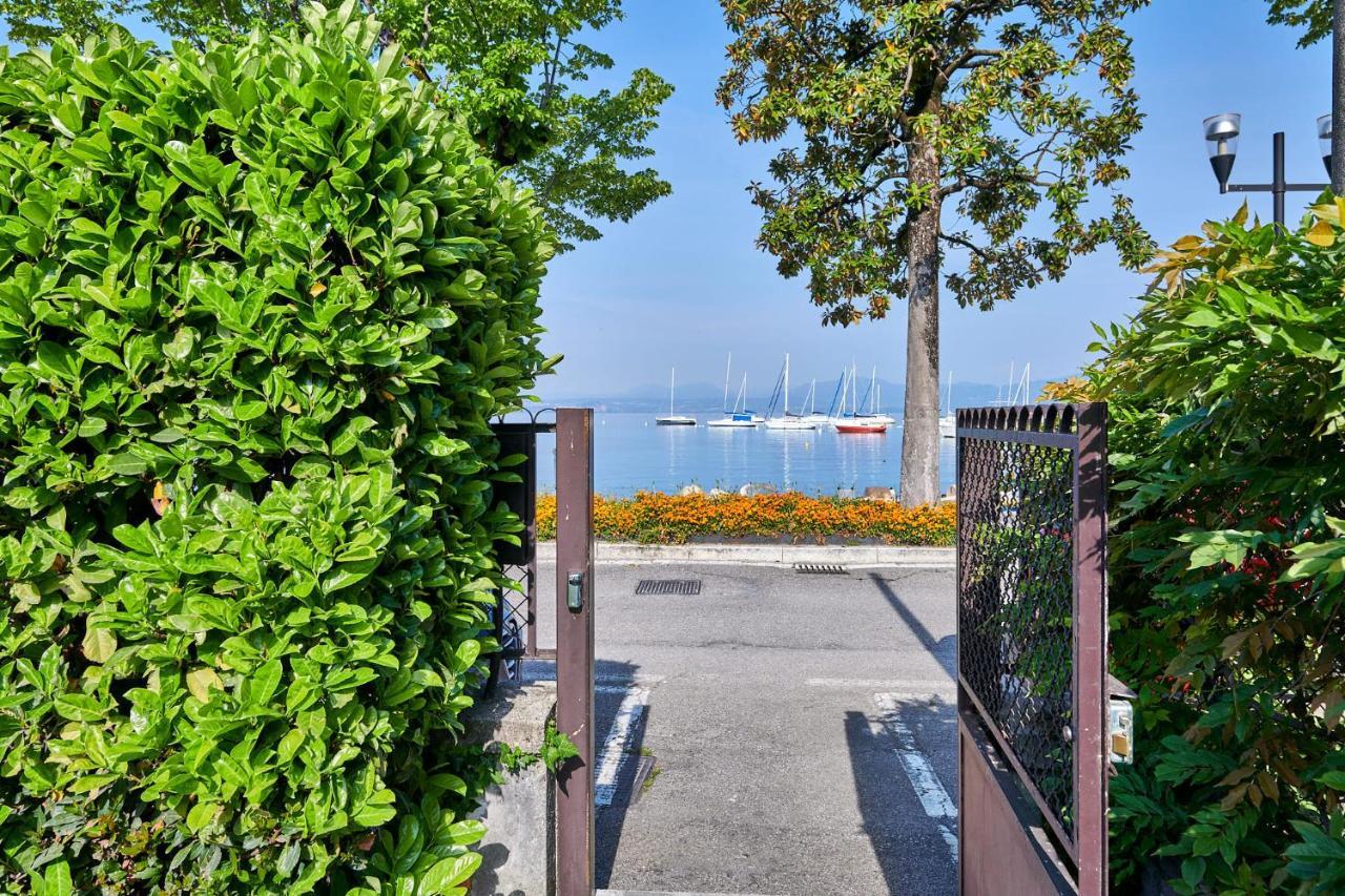 Front Lake Studio With Loft Bed And Pool Bardolino Exterior foto